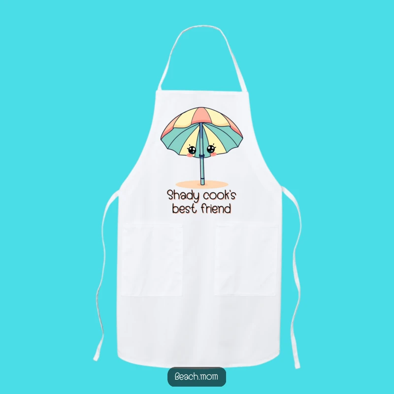 Funny Beach Umbrella Wiggle Apron - Kitchen Eyes Chef Gift