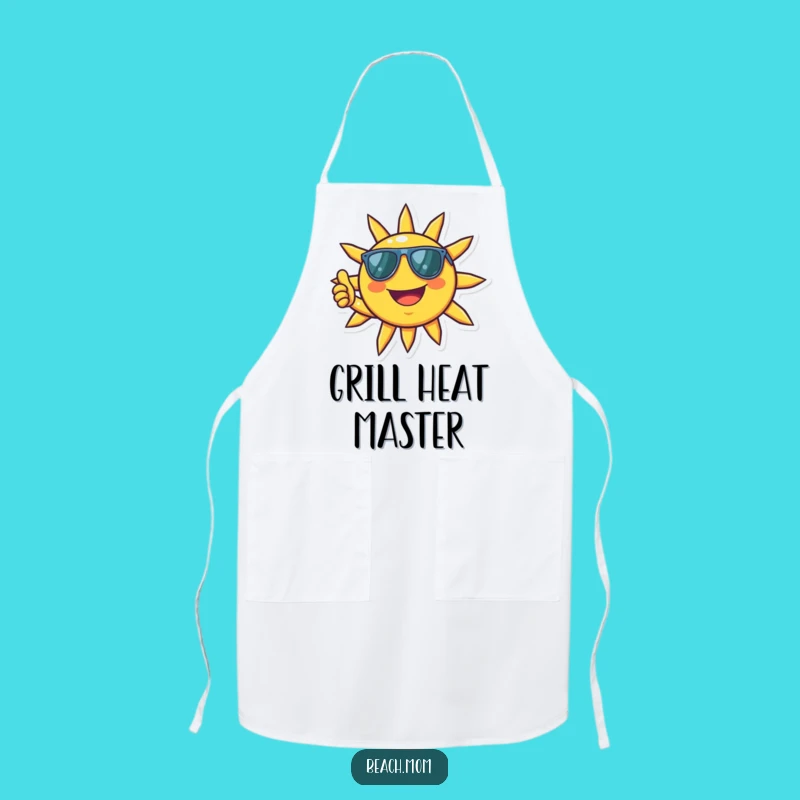 Funny Sun Shades Apron: Kitchen Cheer, Positive Humor, Gift