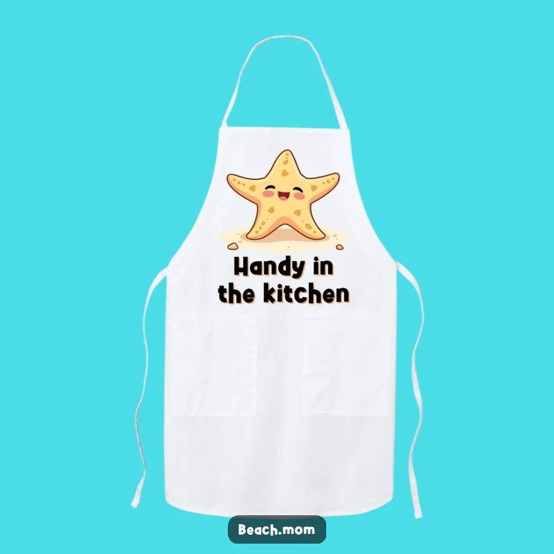 Funny Starfish Apron: Chef's Beach Wiggling Arms Gift!