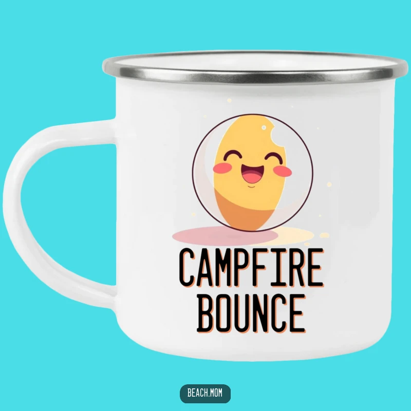 Funny Beach Ball Camping Mug: Adventure Fuelled by Sunny Day Smiles