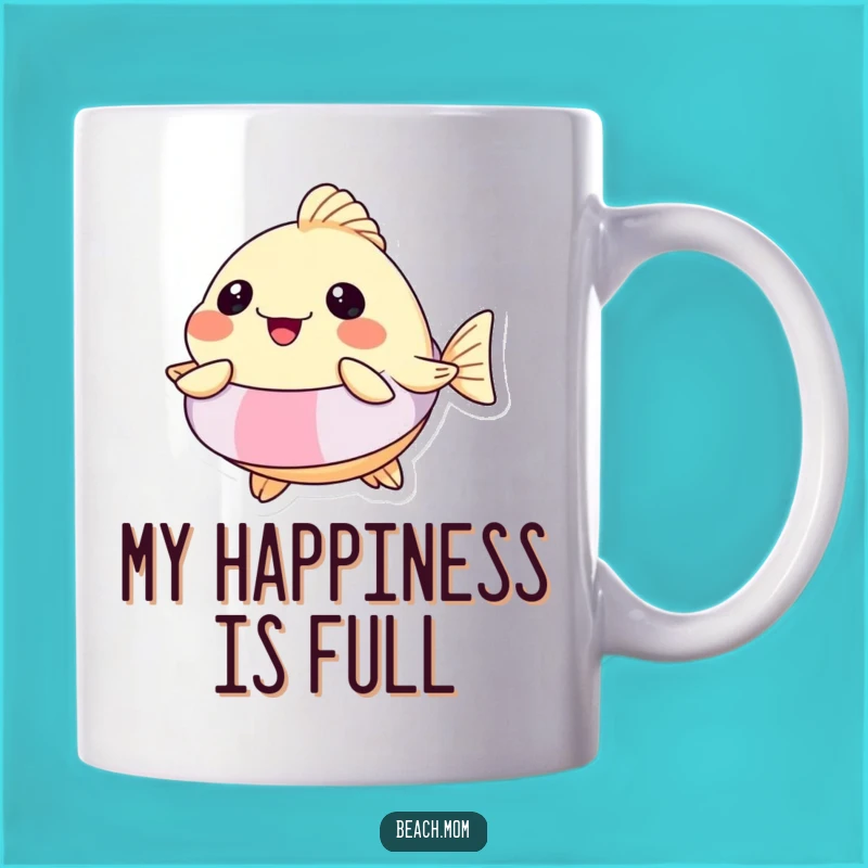 Funny Pufferfish Floatie Mug: Hilarious Water Fun Gift for Pool Lovers and Beach Goers