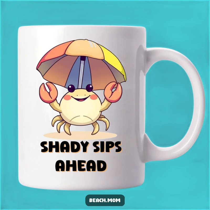 Funny Crab Beach Umbrella Mug: Carry Your Sunshine