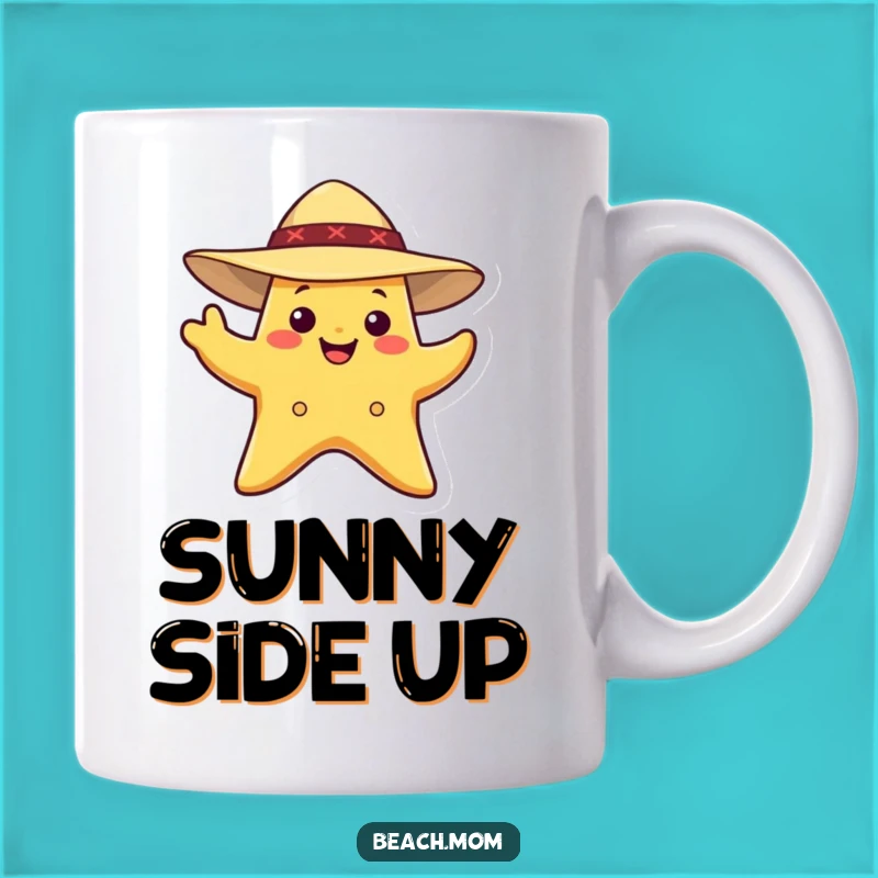 Funny Starfish Sun Hat Mug: Your Cheerful Beach Buddy