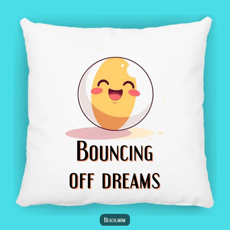 Funny Beach Ball Pillow: Cozy Comfort with Bouncing Summer Cheer