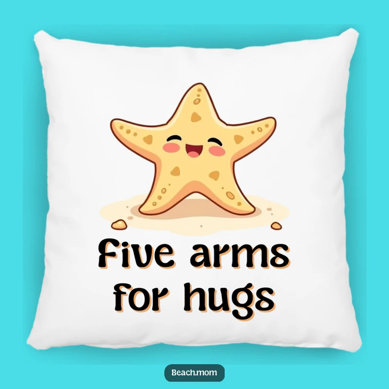 Funny Starfish Pillow: Soft Beach Wiggling Arms Comfort Gift!
