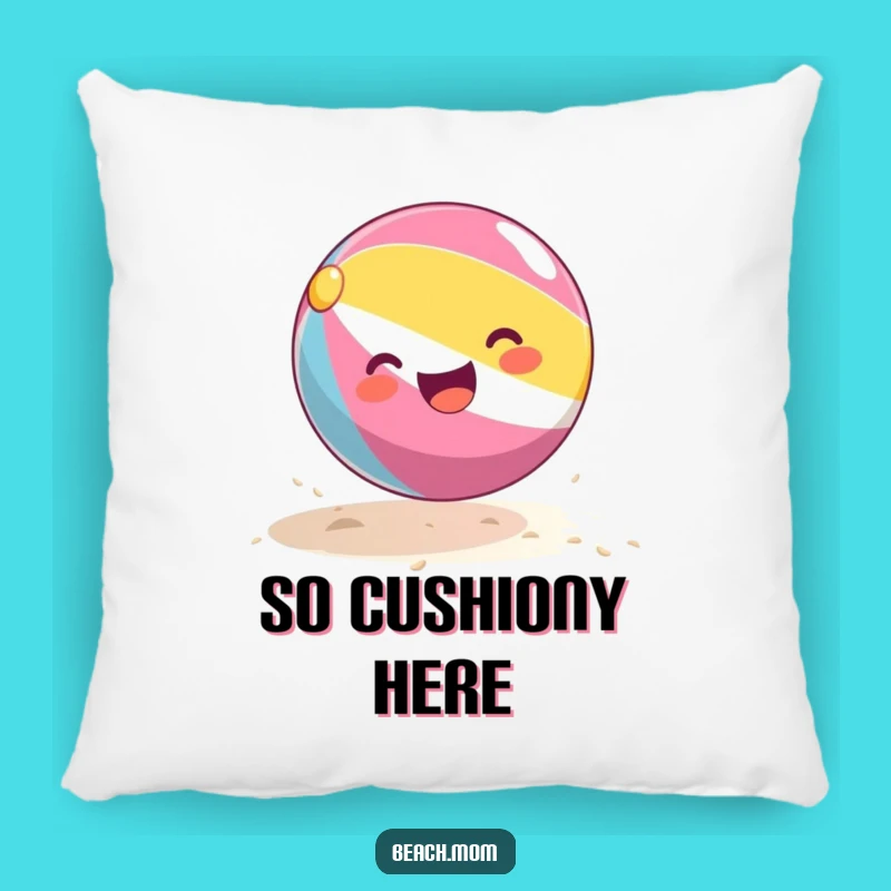 Funny Beach Ball Pillow: Snuggle Up with a Bouncing Ball Design Fun Gift