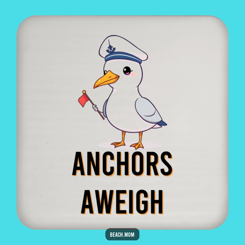 Funny Sailor Gull Coasters: Protect Surfaces with Nautical Charm