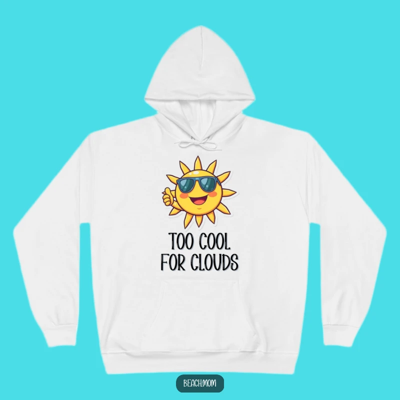 Cozy Sun Shades Hoodie: Warm Cheer & Positive Humor, Gift