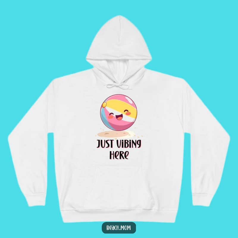 Funny Beach Ball Hoodie: Cozy Comfort with a Bouncing Ball Design for Gift