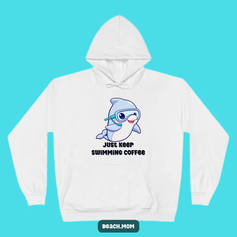 Funny Dolphin Snorkeler Hoodie: Cozy Ocean Vibes Sweatshirt, Ultimate Funny Gift