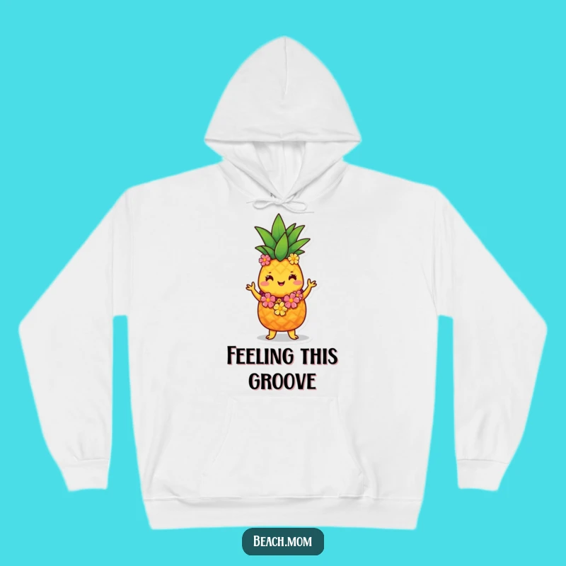 Funny Pineapple Hula Hoodie: Cozy Tropical Vibes with a Cute Character Gift