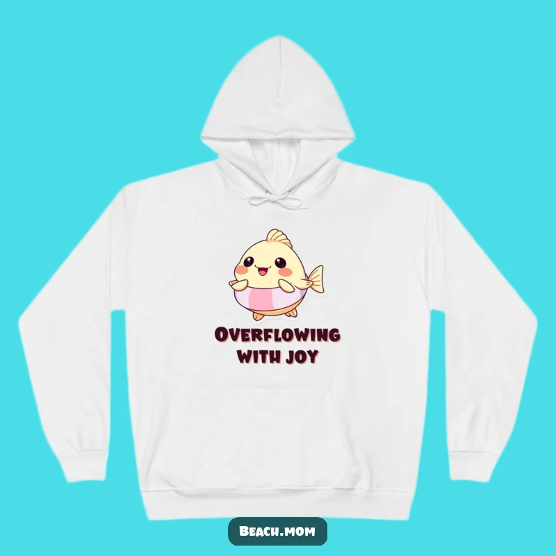 Funny Pufferfish Floatie Hoodie: Cozy Beach Vibes Sweatshirt, Ultimate Funny Gift