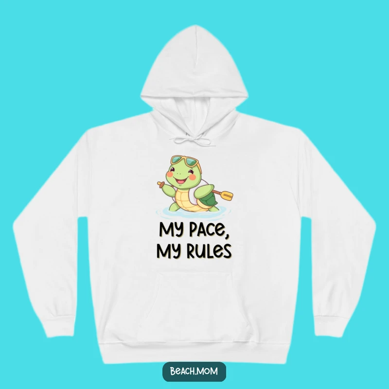 Funny Turtle Floatie Hoodie: Cozy Comfort with Paddling Enthusiasm