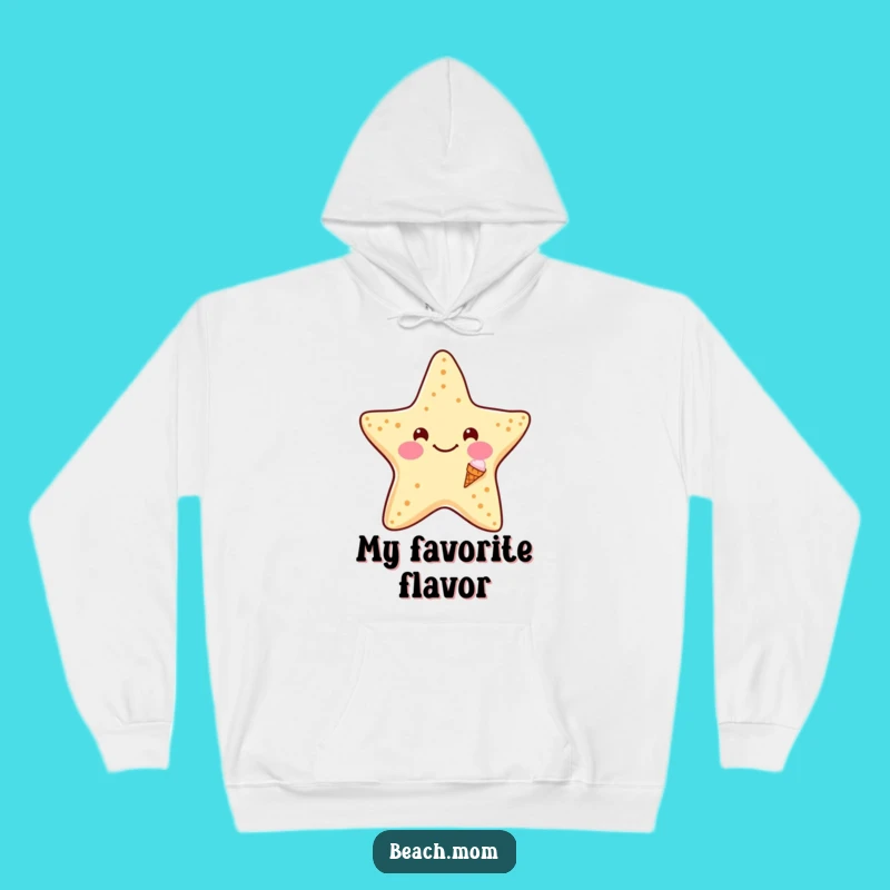 Funny Starfish Ice Cream Hoodie: Cozy Sweet Vibes Sweatshirt, Ultimate Funny Gift