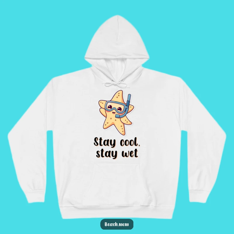 Funny Starfish Snorkel Hoodie: Cozy Adventure for Sea Lovers