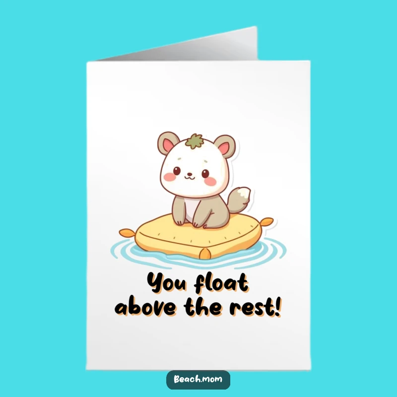 Free Printable Congratulations Card: Animal's Smooth Sailing - Print at Home!