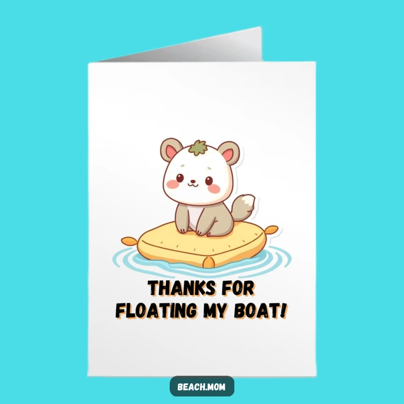 Free Printable Thank You Card: Animal's Chill Gratitude - Downloadable!