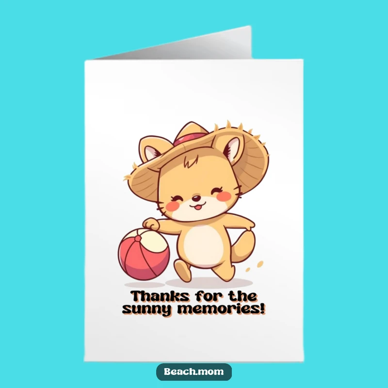 Free Printable Thank You Card: Animal's Playful Gratitude - Print at Home!