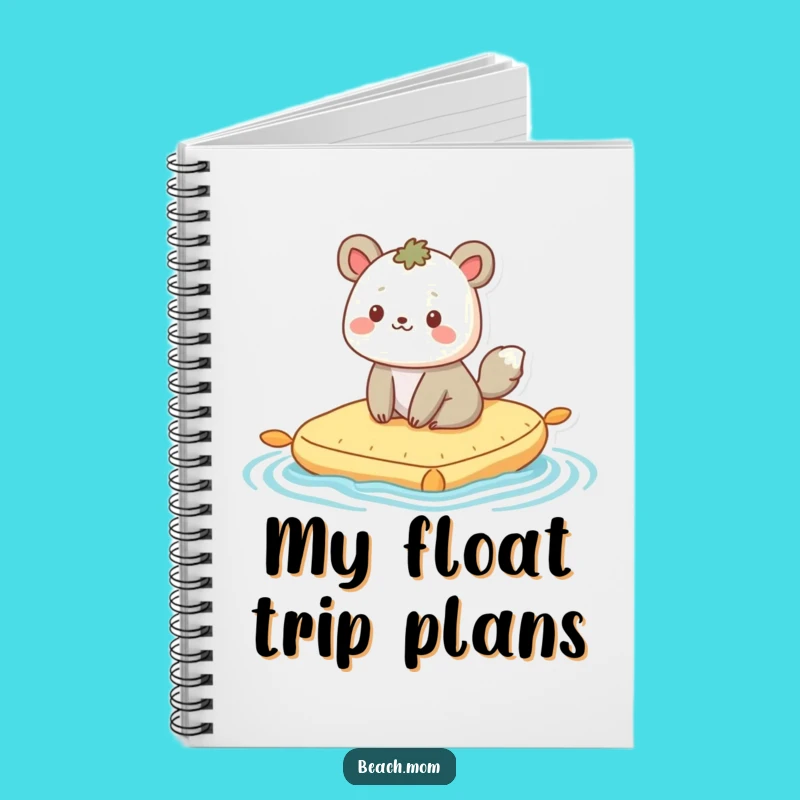Funny Raft Bobbing Notebook, Happy Ideas, Perfect Gift for Planners