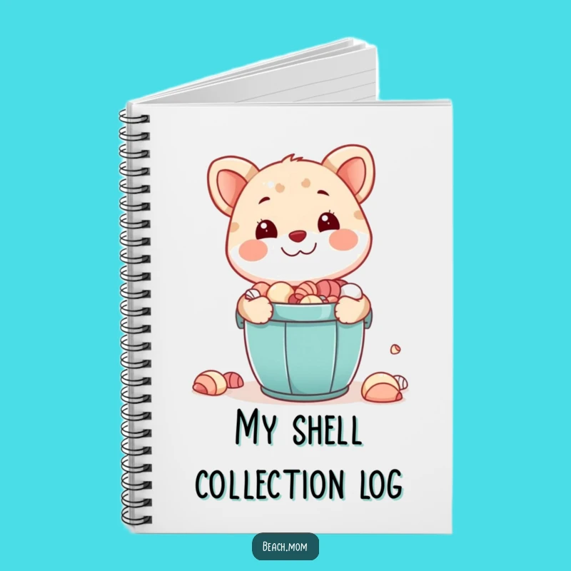 Funny Seashell Collector Notebook, Happy Bucket Ideas, Perfect Gift for Planners