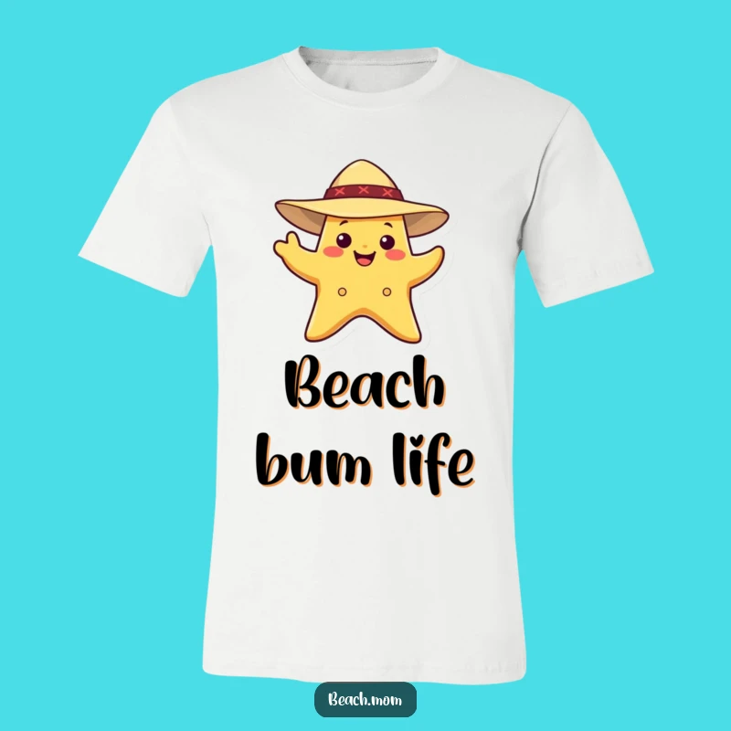Funny Starfish Beach Vibe T-Shirt: Wear Your Sunny Smile