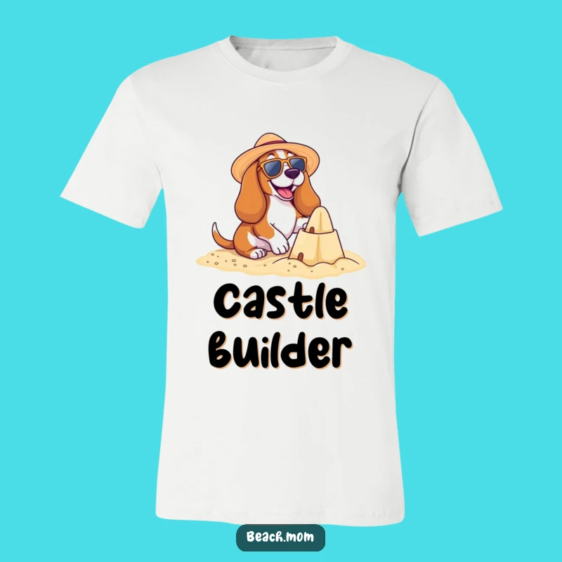 Funny Basset Hound Beach T-Shirt: Wear Your Summer Fun and Canine Joy