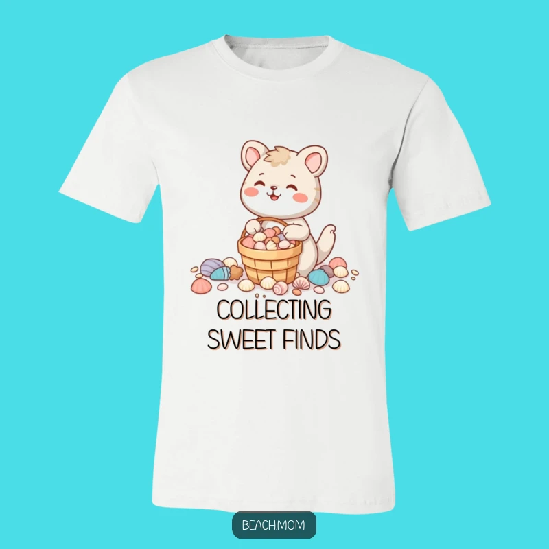 Funny Seashell Collector Animal T-Shirt - Beachy Funny Gift for Collectors