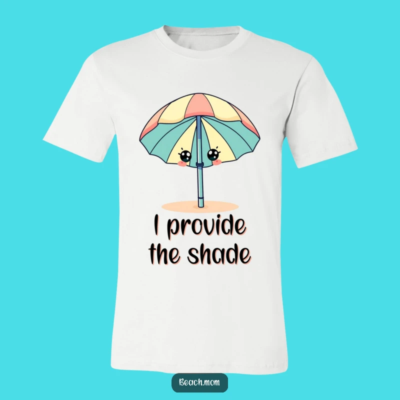 Funny Beach Umbrella Wiggle Tee - Happy Eyes Summer T-Shirt Funny Gift