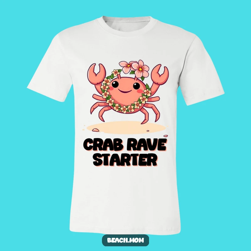 Funny Crab Lei Dance T-Shirt: Tropical Vibes and Hilarious Moves
