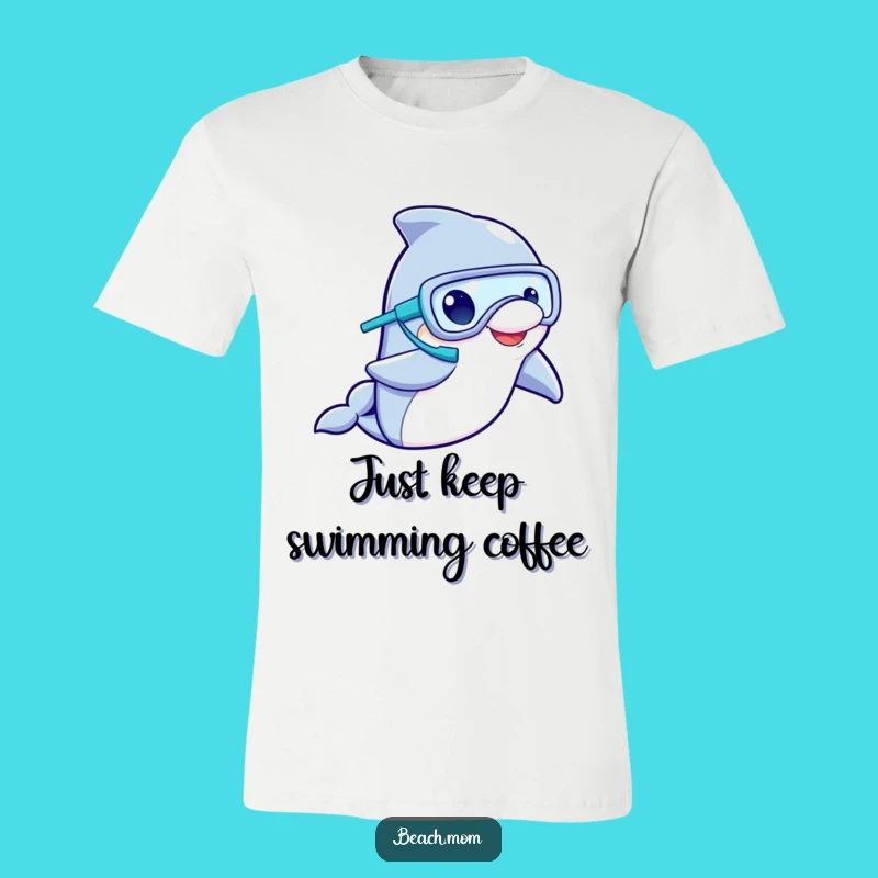 Funny Dolphin Snorkeler T-Shirt: Hilarious Underwater Adventure Tee, Perfect Funny Gift