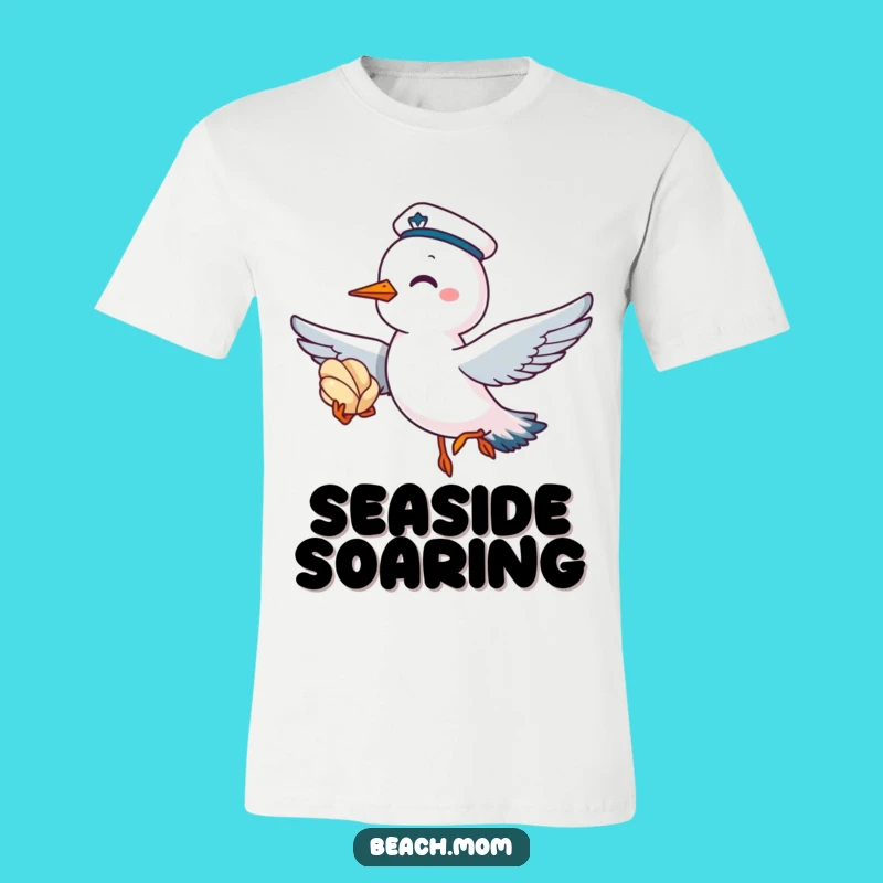 Funny Seagull Sailor T-Shirt: Fly High with Hilarious Coastal Style