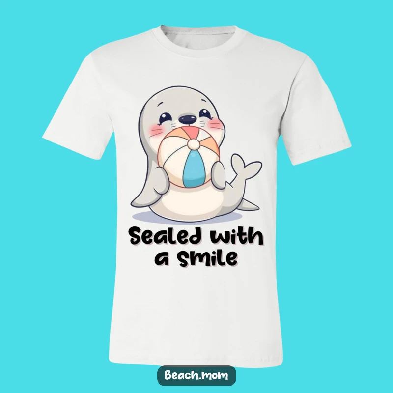 Funny Seal T-Shirt: Hilarious Beach Ball Balancing Act Tee Gift!