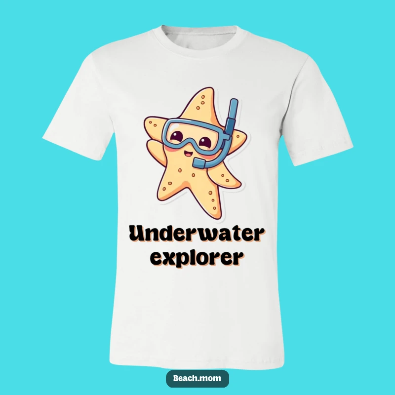 Funny Starfish Snorkel T-Shirt: Dive into Playful Style