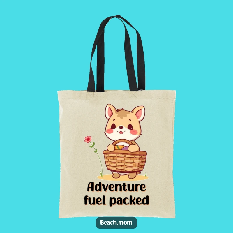 Funny Excited Animal Picnic Tote Bag - Stylish Funny Gift for Shoppers