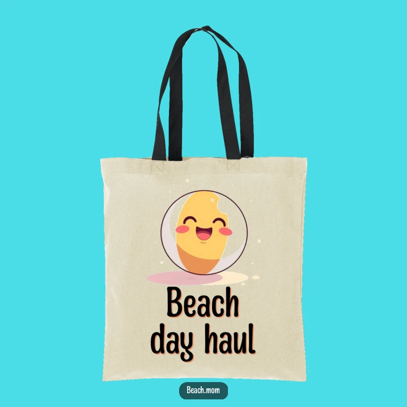Funny Beach Ball Tote Bag: Carry Your Essentials with Sunny Humor
