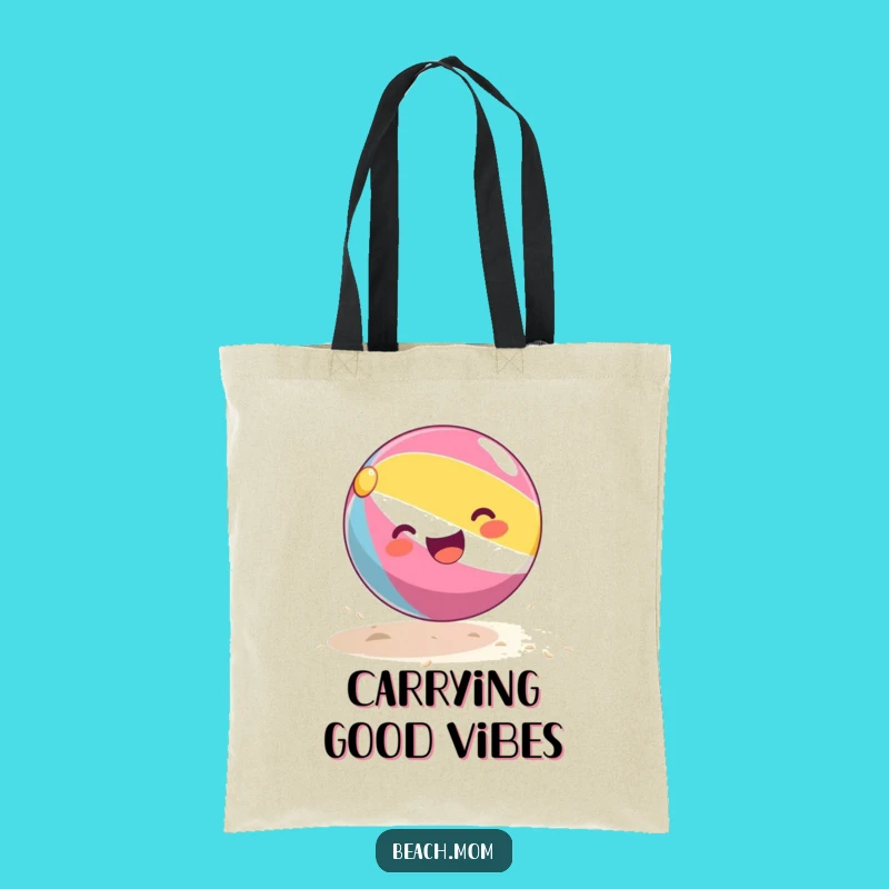 Funny Beach Ball Tote Bag: Carry Your Fun with a Bouncing Ball Design Gift